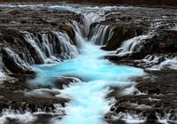 Turquoise folyó, Brúárfoss, Iceland